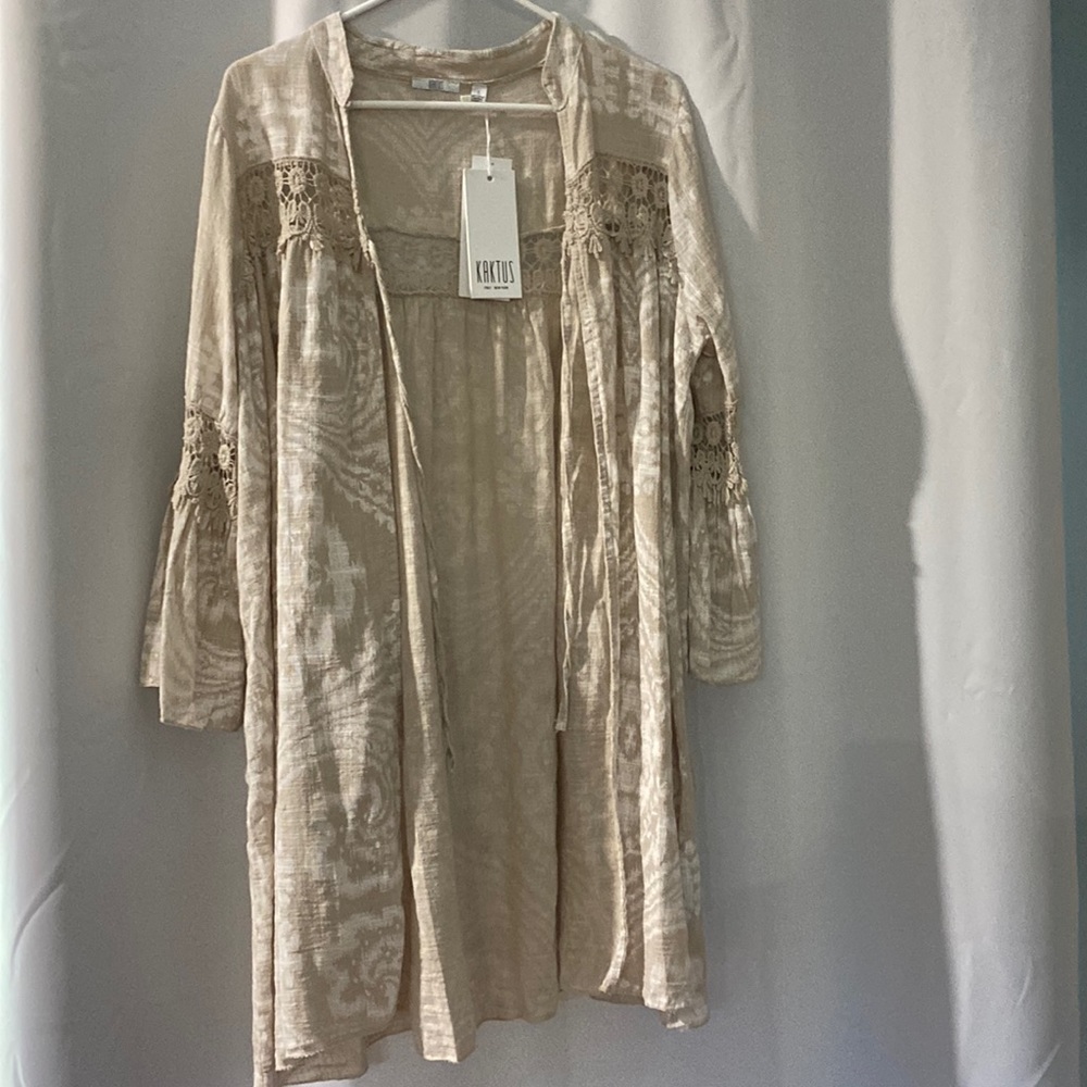 Italian made natural white top
